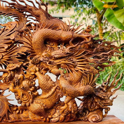 Tượng Linh Vật Tứ Linh  Long Lân Quy Phụng Hội Tụ