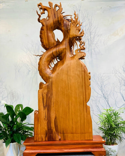 Tượng Rồng - Nhất Long Gỗ Ngọc Am Đỏ