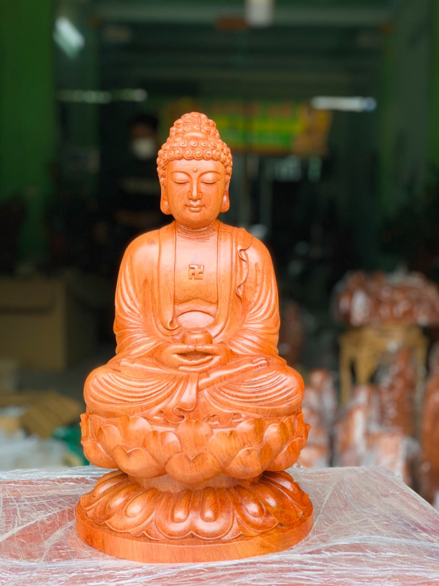 Phật Tổ - A Di Đà Tọa Đài Sen Cao 40