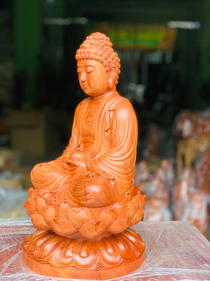 Phật Tổ - A Di Đà Tọa Đài Sen Cao 40