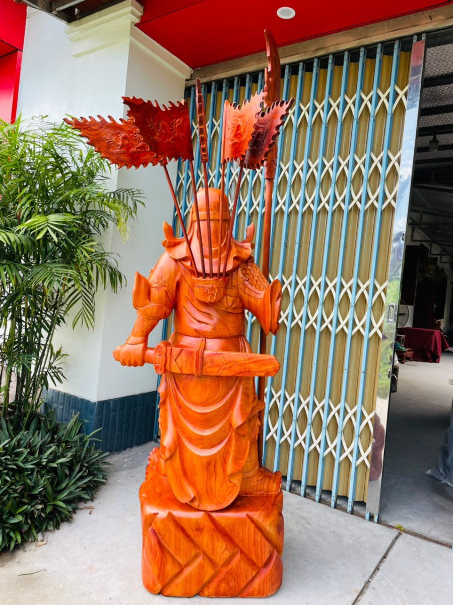 Tượng Quan Công Trấn Ải Thần Thái Uy Nghiêm Cao 1m8