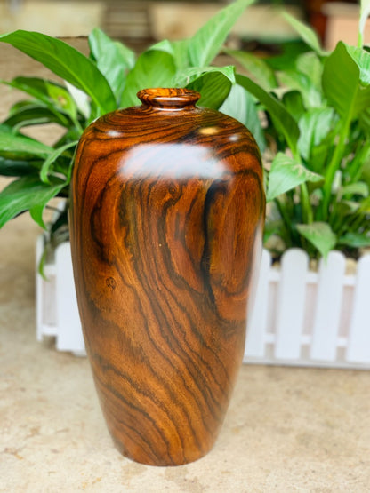 Bình Chum Phú Quý Gỗ Cẩm Cao 33cm