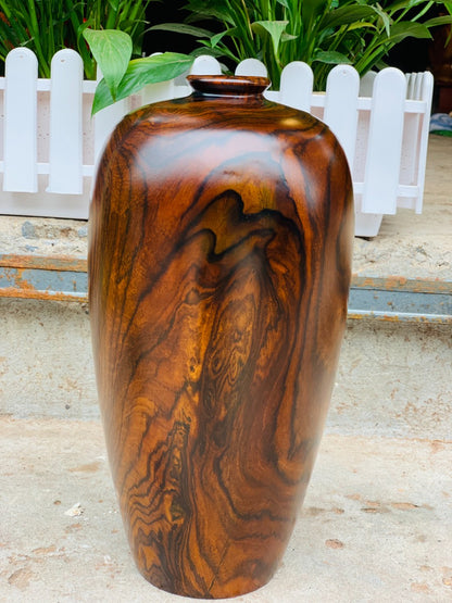 Bình Chum Phú Quý Gỗ Cẩm Cao 33cm