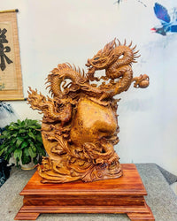 Tượng Linh Vật Rồng Mẫu Tử Độc Lạ Nu Hương