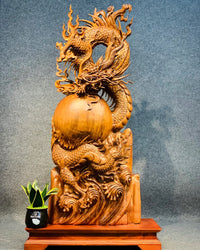 Nhất Long Bảo Châu Gỗ Ngọc Am