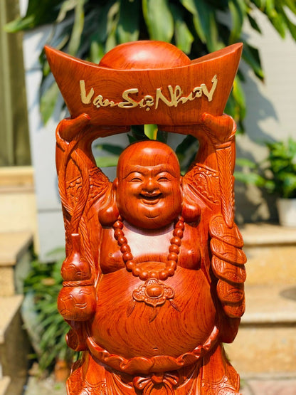 Phật Di Lặc Dâng Vàng Cao 80cm