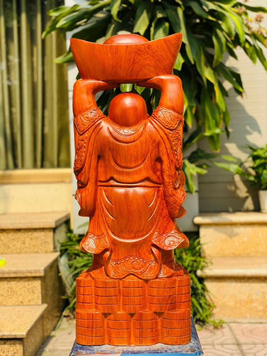 Phật Di Lặc Dâng Vàng Cao 80cm
