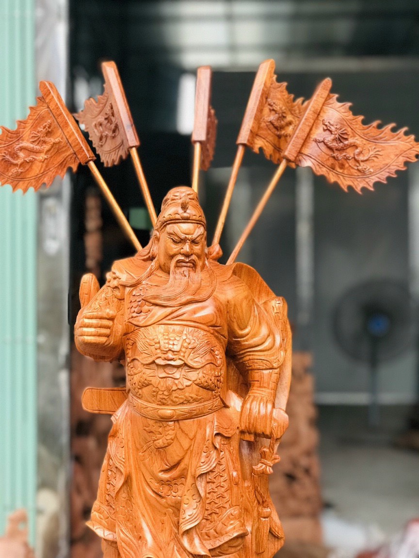 Quan Công - Quan Vân Trường Áo Bào Cao 70cm
