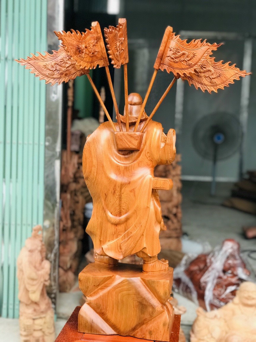 Quan Công - Quan Vân Trường Áo Bào Cao 70cm