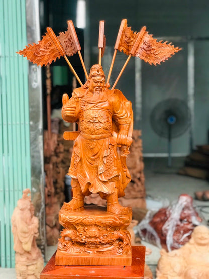 Quan Công - Quan Vân Trường Áo Bào Cao 70cm
