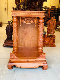 Bàn Thờ Thần Tài Gỗ Hương Cao Cấp