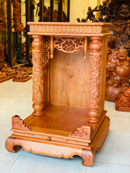 Bàn Thờ Thần Tài Gỗ Hương Cao Cấp