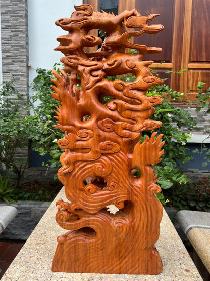 Bồ Đề Đạt Ma Song Long Cao 80cm
