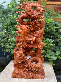 Bồ Đề Đạt Ma Song Long Cao 80cm