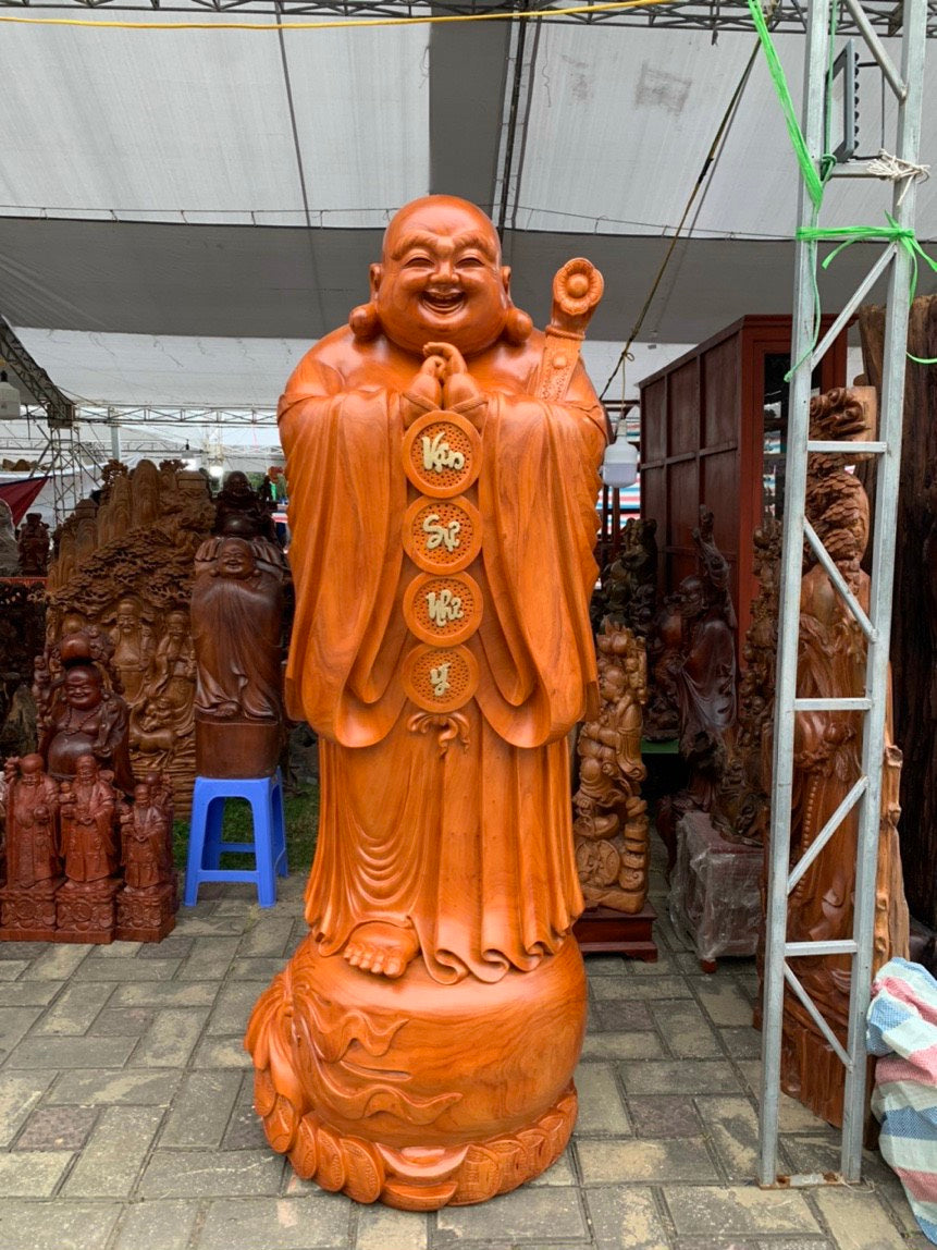 Tượng Di Lặc Chúc Phúc Vạn Sự Như  Ý Cao 2 Mét