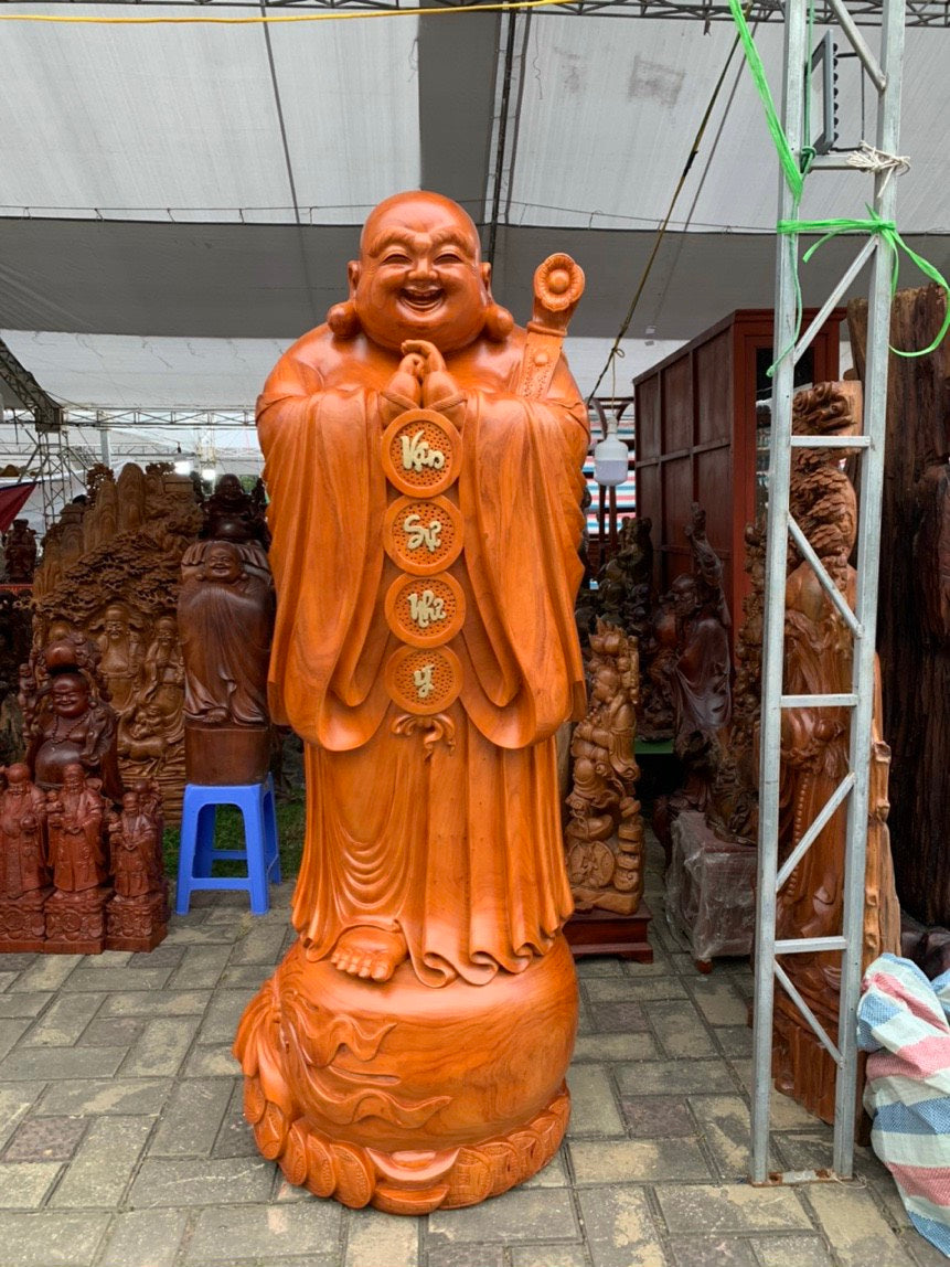 Tượng Di Lặc Chúc Phúc Vạn Sự Như  Ý Cao 2 Mét