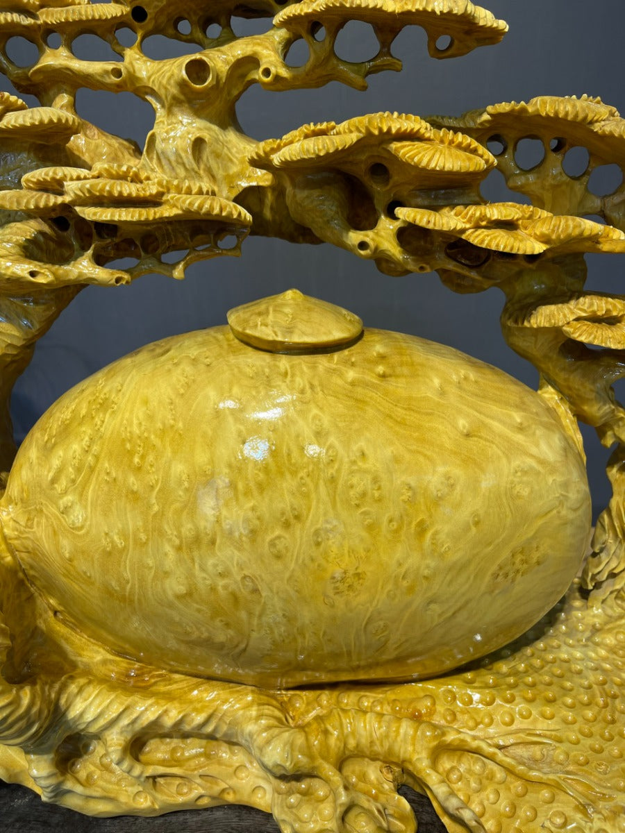 Chum Phú Quý Phong Thủy - Gỗ Nu Kháo Vàng Đẹp