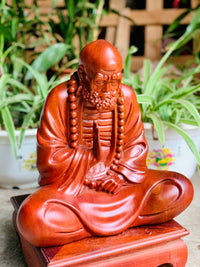 Tượng Bồ Đề Đạt Ma Ngồi Thiền Gỗ Hương