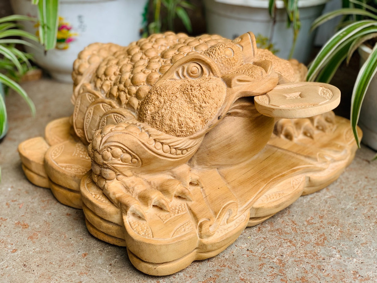 Tượng Cóc Thiềm Thừ Ngọc Am Ngang 38