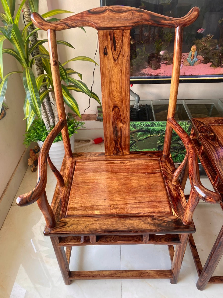 Bộ Đôn Ghế Quan Gỗ Cẩm Ta