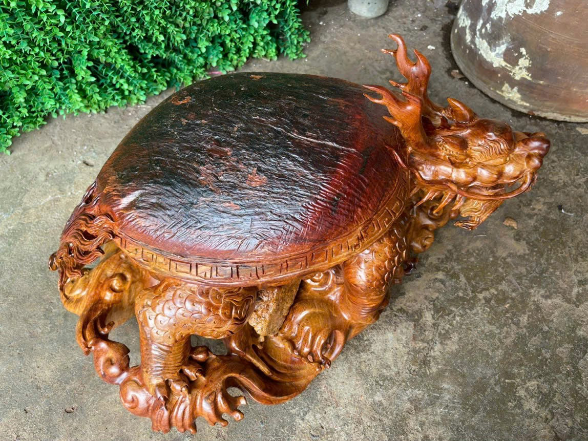 Tượng Long Quy - Rùa Hóa Rồng  58cm