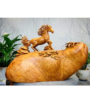 Tượng Nhất Mã Nu Ngọc Am Cực Vip