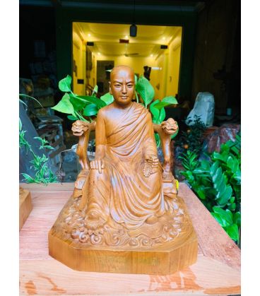 Tượng Gỗ Phật Hoàng Trần Nhân Tông
