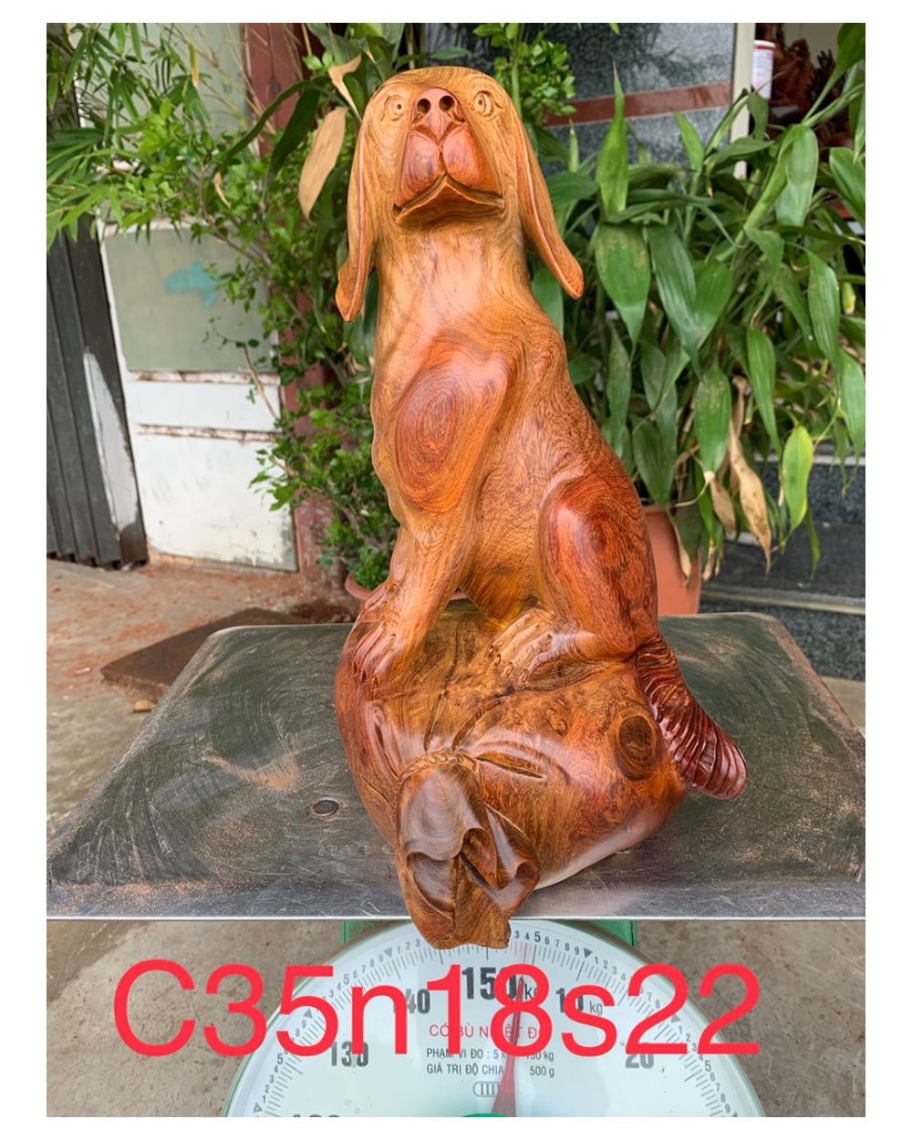 Tượng Gỗ Linh Vật Phong Thủy Con Chó: Khám phá sức mạnh của phong thủy với tượng gỗ linh vật con chó, được tạo ra từ những người thợ gỗ tài năng. Tượng được chạm khắc tỉ mỉ, mang lại vẻ đẹp tinh tế cho không gian của bạn. Hãy đến và khám phá ngay!