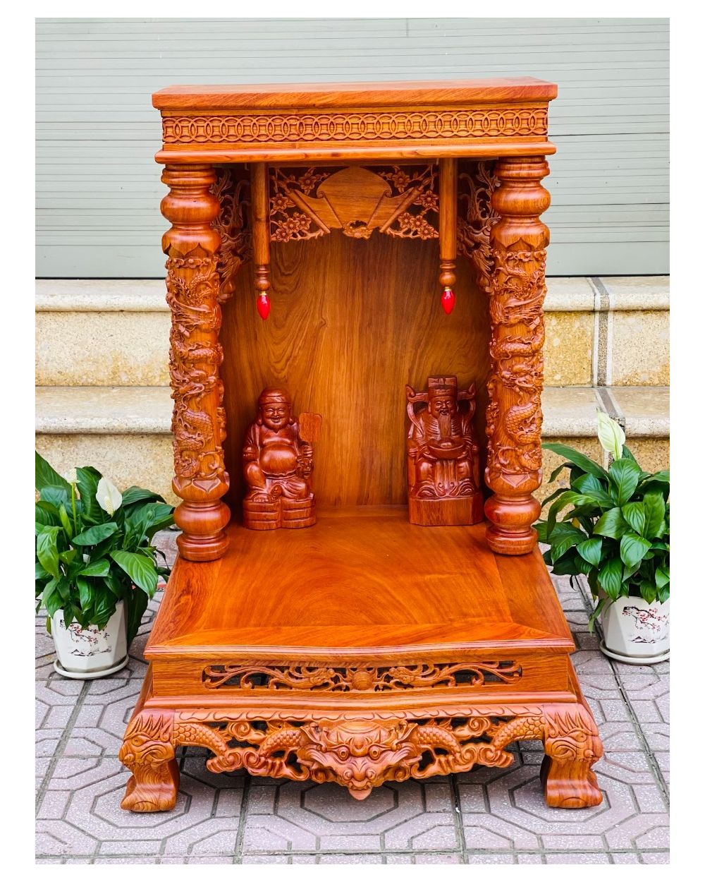 Mô hình bàn thờ ông địa thần tài mini đồ trang trí bàn làm việc dành riêng  cho dân văn phòng chạy sale, áp số, kpi | Lazada.vn
