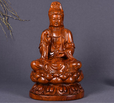 Tượng Gỗ Phật Bà Quan Âm Và Những Lưu Ý Trong Phong Thủy